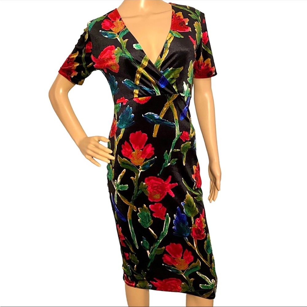ZARA  | NWOT VELVET DRESS TRAFALUC AUTUMN WINTER 17 18  SZ M